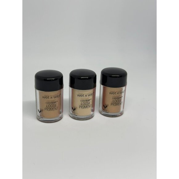 Wet N Wild Coloricon Loose Eyeshadow Bronzer Pigment Limited Edition Set Of 3 - Picture 3 of 7